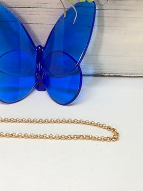 #305 Necklaces/Chains- 3mm Rollo Link Matte Gold