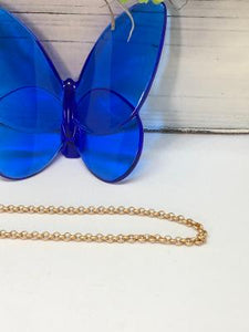 #305 Necklaces/Chains- 3mm Rollo Link Matte Gold