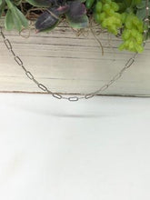 Load image into Gallery viewer, #11 Necklaces/Chains- Oval Link Chain Rhodium Silver