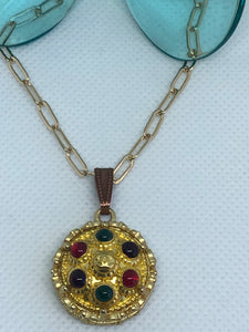 #623 Vintage Couture Necklace 21mm