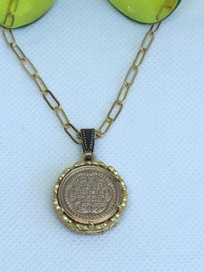 #208 Vintage Couture Necklace 21mm