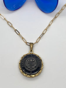 #406 Vintage Couture Necklace 28mm