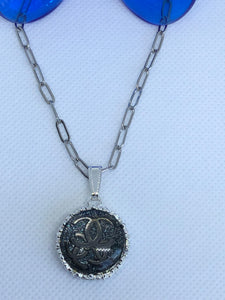 #590 Vintage Couture Necklace 21mm