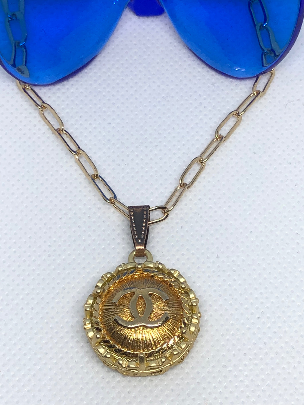 #625 Vintage Couture Necklace 21mm