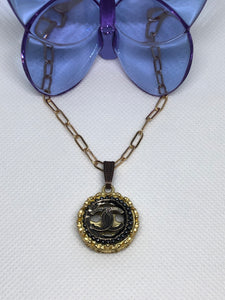 #578 Vintage Couture Necklace 21mm