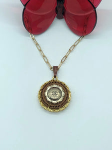 #158 Vintage Couture Necklace  26mm