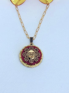 #239 Vintage Couture Necklace 30mm