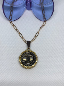 #578 Vintage Couture Necklace 21mm